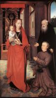 Memling, Hans - Virgin and Child with St Anthony the Abbot and a Donor